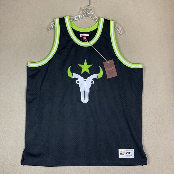 Mitchell & Ness Jersey Mens 2XL‎ Black Houston Outlaws Overwatch League Tank Top